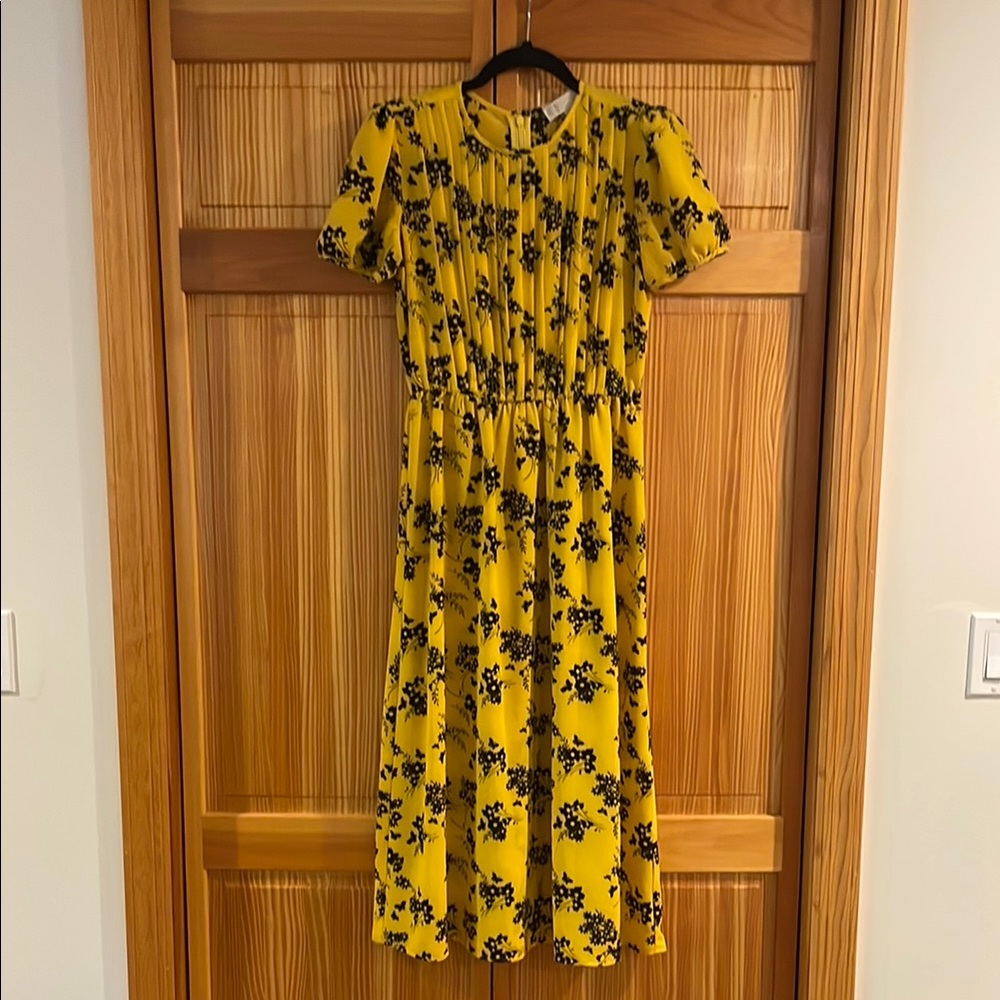 MICHAEL Michael Kors Women’s Botanical Crepe Midi Dress XS - Picture 3 of 10